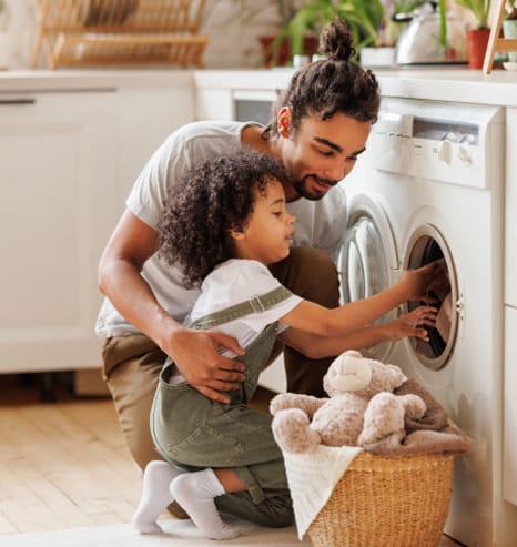 Dad-and-son-doing-laundry